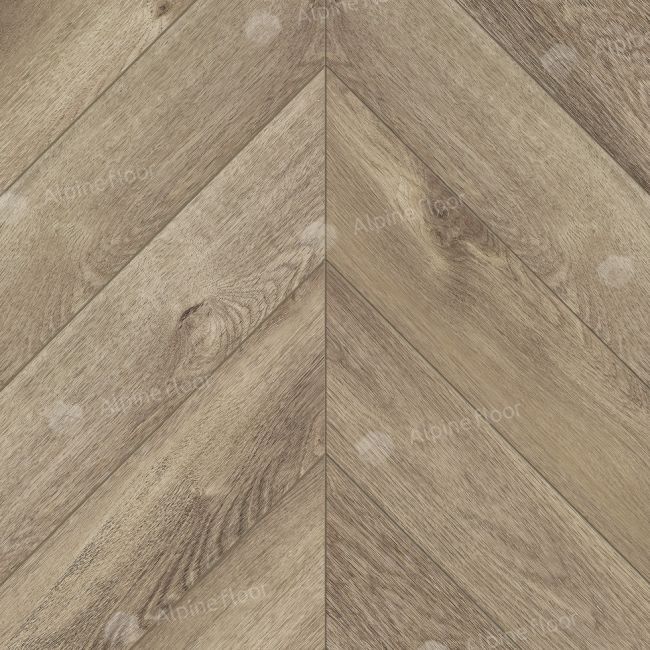Alpine Floor CHEVRON ALPINE Дуб Натуральный Отбеленный ECO 18-3
