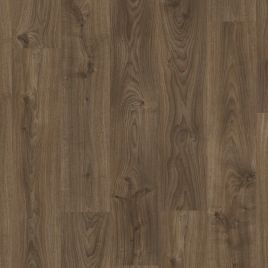 ПВХ-ПЛИТКА Quick-Step BALANCE GLUE PLUS Дуб коттедж темно-коричневый BAGP40027