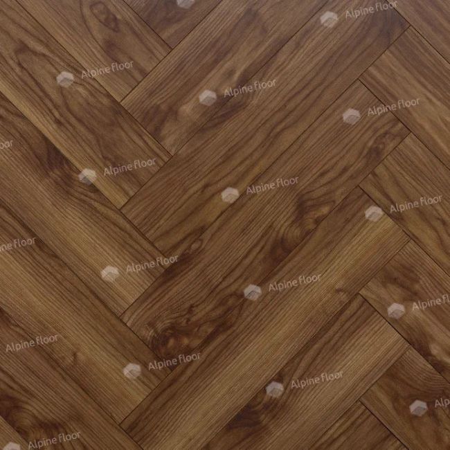 HOMFLOR HERRINGBONE 12 520 Chocolate Walnut
